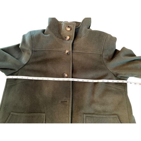 Kristen Blake Studio Collection Lambswool Blend Olive Coat - Size 14W - Picture 8 of 16